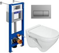 Унитаз подвесной с инсталляцией Sanita Luxe, Attica SL DM ATCSLWH0104 + 40/63475 + P-BU-PRE/Cm
Унитаз подвесной с инсталляцией Sanita Luxe, Attica SL DM ATCSLWH0104 + 40/63475 + P-BU-PRE/Cm
