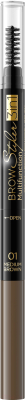 Карандаш для бровей Eveline Cosmetics, Брюнет/шатен (коричневый), Brow Styler Multifunction 3 в 1 01 коричневый
Карандаш для бровей Eveline Cosmetics, Брюнет/шатен (коричневый), Brow Styler Multifunction 3 в 1 01 коричневый