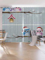 Шторы JoyArty, Oxford DeLux Новогодние совы / pox_19400
Шторы JoyArty, Oxford DeLux Новогодние совы / pox_19400