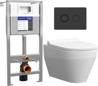 Унитаз подвесной с инсталляцией Керамин, Бари R Нова СК + Aqua Prime P 50Z А63476 + 63839
Унитаз подвесной с инсталляцией Керамин, Бари R Нова СК + Aqua Prime P 50Z А63476 + 63839