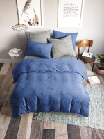 Комплект постельного белья Ночь нежна, Гинго Стандарт 2 сп Евро 50x70 / 9724-1+9725-1