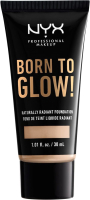 Тональный крем NYX, Professional Makeup Born to Glow Radiant Foundation 02 Alabaster
Тональный крем NYX, Professional Makeup Born to Glow Radiant Foundation 02 Alabaster