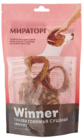 Лакомство для собак Winner Мираторг, Трахея говяжья (мини) для мелких пород и щенков / 1010016055
Лакомство для собак Winner Мираторг, Трахея говяжья (мини) для мелких пород и щенков / 1010016055