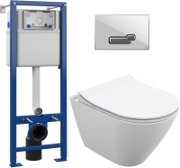 Унитаз подвесной с инсталляцией Cersanit, City Oval + S-IN-MZ-VECTOR + P-BU-ACT/Whg/Gl
Унитаз подвесной с инсталляцией Cersanit, City Oval + S-IN-MZ-VECTOR + P-BU-ACT/Whg/Gl