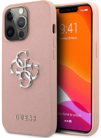 Чехол-накладка Guess, PU Saffiano With Big Silver Logo д/iPhone 13Pro/GUHCP13LSA4GSPI 
Чехол-накладка Guess, PU Saffiano With Big Silver Logo д/iPhone 13Pro/GUHCP13LSA4GSPI