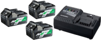 Набор аккумуляторов для электроинструмента Hikoki, Multivolt 3 АКБ + ЗУ UC18YSL3 / H-K/064018
Набор аккумуляторов для электроинструмента Hikoki, Multivolt 3 АКБ + ЗУ UC18YSL3 / H-K/064018