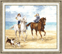 Набор для вышивания Золотое руно, Морская прогулка / ЧМ-019 
Набор для вышивания Золотое руно, Морская прогулка / ЧМ-019