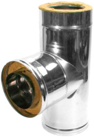 Тройник для дымохода, PV Тр90 D C080/C050
Тройник для дымохода, PV Тр90 D C080/C050