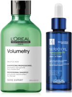 Набор косметики для волос L'Oreal Professionnel, Serie Expert Volumetry Шампунь 300мл+Сыворотка 90мл
Набор косметики для волос L'Oreal Professionnel, Serie Expert Volumetry Шампунь 300мл+Сыворотка 90мл