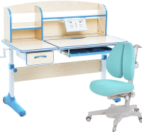 Парта+стул Anatomica, Uniqa Armata Duos с надстройкой, подставкой для книг
Парта+стул Anatomica, Uniqa Armata Duos с надстройкой, подставкой для книг