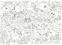 Раскраска ND Play, Мегараскраска. Мимишки. Подводная одиссея / 274980
Раскраска ND Play, Мегараскраска. Мимишки. Подводная одиссея / 274980