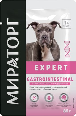 Влажный корм для собак, Expert Gastrointestinal Береж. забота о пищеварении / 1010020601
Влажный корм для собак, Expert Gastrointestinal Береж. забота о пищеварении / 1010020601