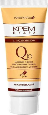 Тональный крем, С коэнзимом Q10 тон №3 натуральный
Тональный крем, С коэнзимом Q10 тон №3 натуральный