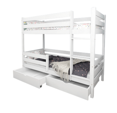 Двухъярусная кровать детская, Моритц 2 80х160 с бортиком и ящиками / ECO.001.00043.80-160.W
Двухъярусная кровать детская, Моритц 2 80х160 с бортиком и ящиками / ECO.001.00043.80-160.W