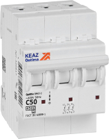 Выключатель автоматический, OptiDin BM63-3C50-4.5-УХЛ3 / 326817 
Выключатель автоматический, OptiDin BM63-3C50-4.5-УХЛ3 / 326817