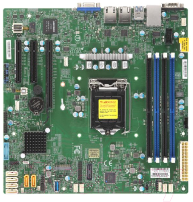 Материнская плата Supermicro, X11SCL-F
Материнская плата Supermicro, X11SCL-F