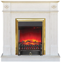 Каминокомплект, Brighton STD-ASP + Majestic-S LUX BR 
Каминокомплект, Brighton STD-ASP + Majestic-S LUX BR