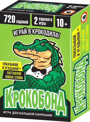 Развивающая игра, Крокобонд / 04572 
Развивающая игра, Крокобонд / 04572