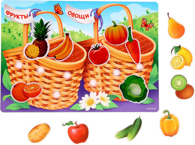 Сортер, Фрукты и овощи / 9472509
Сортер, Фрукты и овощи / 9472509