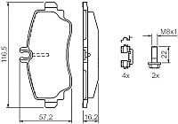 Тормозные колодки, 0986424470
Тормозные колодки, 0986424470