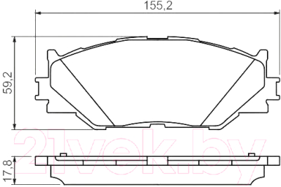 Тормозные колодки Bosch, 0986494316
Тормозные колодки Bosch, 0986494316