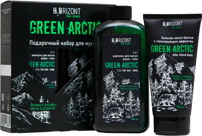 Набор косметики для тела и волос, H2Orizont Green Arctic Шампунь+Бальзам п/бритья
Набор косметики для тела и волос, H2Orizont Green Arctic Шампунь+Бальзам п/бритья
