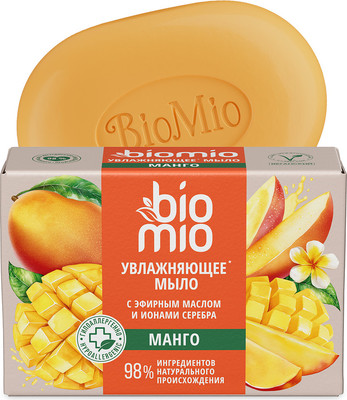 Мыло твердое, Bio-Soap Натуральное с баттером манго
Мыло твердое, Bio-Soap Натуральное с баттером манго