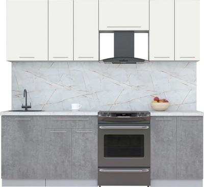 Кухонный гарнитур, Мила Пластик 2.3 А 
Кухонный гарнитур, Мила Пластик 2.3 А