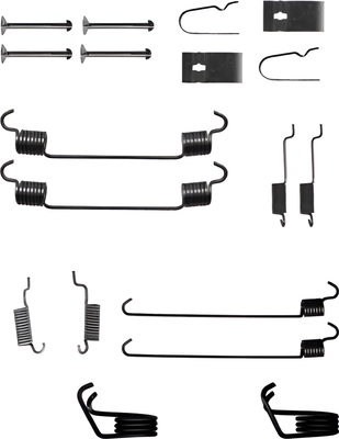 Ремкомплект тормозных колодок, 1987475278 
Ремкомплект тормозных колодок, 1987475278