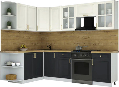 Кухонный гарнитур, Мила Шато 1.7x2.6 LV
Кухонный гарнитур, Мила Шато 1.7x2.6 LV