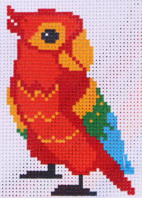 Набор для вышивания, Вышивка крестиком. Попугай / 7426445 
Набор для вышивания, Вышивка крестиком. Попугай / 7426445