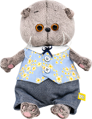Мягкая игрушка, Басик Baby в жилете в цветочек и брючках / BB-151
Мягкая игрушка, Басик Baby в жилете в цветочек и брючках / BB-151