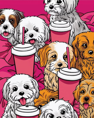 Картина по номерам, В розовых тонах / GLA155
Картина по номерам, В розовых тонах / GLA155