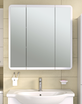 Шкаф с зеркалом для ванной, Эрика 80
Шкаф с зеркалом для ванной, Эрика 80