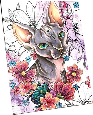 Картина по номерам, Сфинкс с цветами 40x50 / SHR0551
Картина по номерам, Сфинкс с цветами 40x50 / SHR0551