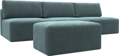 Комплект мягкой мебели, Лига-060 НПБ Лонг с пуфом / 129481 
Комплект мягкой мебели, Лига-060 НПБ Лонг с пуфом / 129481