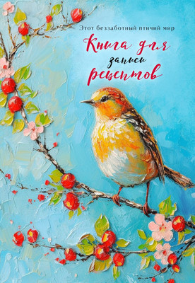 Записная книжка, Для записей рецептов. Птица на голубом небе / 9785041995713
Записная книжка, Для записей рецептов. Птица на голубом небе / 9785041995713