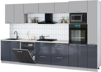 Кухонный гарнитур, Мила Gloss 3.5-ПМ1
Кухонный гарнитур, Мила Gloss 3.5-ПМ1