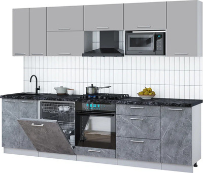Кухонный гарнитур, Мила Gloss 2.8-ПМ2
Кухонный гарнитур, Мила Gloss 2.8-ПМ2