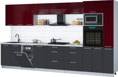 Кухонный гарнитур, Мила Gloss 3.8-ПМ3
Кухонный гарнитур, Мила Gloss 3.8-ПМ3