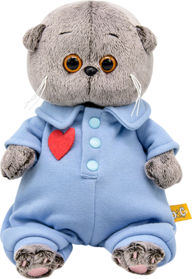 Мягкая игрушка, Басик Baby в голубом комбинезоне с сердечком / BB-155
Мягкая игрушка, Басик Baby в голубом комбинезоне с сердечком / BB-155