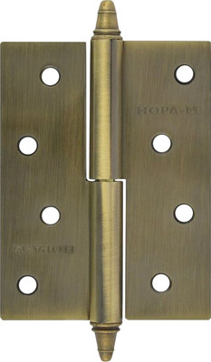 Петля дверная, 610-4 100x75x2.5 AВ 
Петля дверная, 610-4 100x75x2.5 AВ