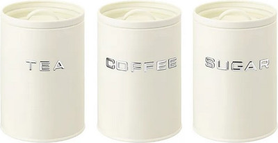 Набор емкостей для хранения, Tea, coffee, sugar / 240618
Набор емкостей для хранения, Tea, coffee, sugar / 240618