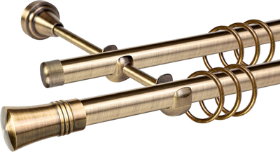 Карниз для штор, Grace D19Г/19Г + наконечники Арига
Карниз для штор, Grace D19Г/19Г + наконечники Арига