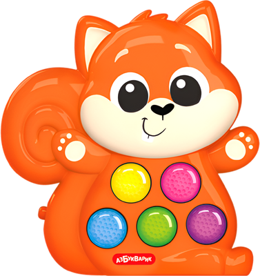 Развивающая игрушка, Белочка Любимые Веселушки / 3407
Развивающая игрушка, Белочка Любимые Веселушки / 3407