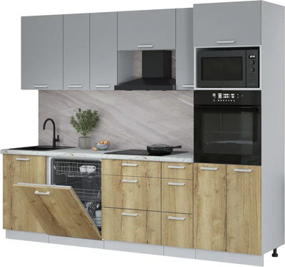 Кухонный гарнитур, Мила Лайт 2.6-ПМ1
Кухонный гарнитур, Мила Лайт 2.6-ПМ1