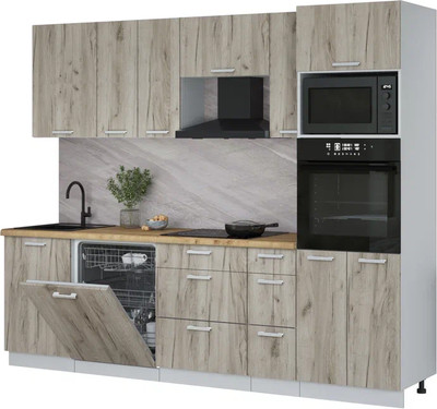 Кухонный гарнитур, Мила Лайт 2.6-ПМ1
Кухонный гарнитур, Мила Лайт 2.6-ПМ1