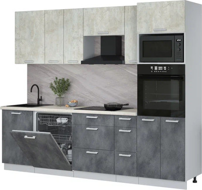 Кухонный гарнитур, Мила Лайт 2.6-ПМ1
Кухонный гарнитур, Мила Лайт 2.6-ПМ1