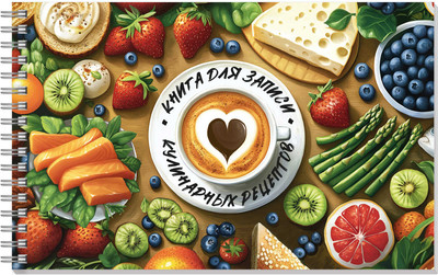 Записная книжка, Для записи рецептов. Летний завтрак / 71642 
Записная книжка, Для записи рецептов. Летний завтрак / 71642