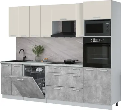 Кухонный гарнитур, Мила Лайт 2.7-ПМ1
Кухонный гарнитур, Мила Лайт 2.7-ПМ1